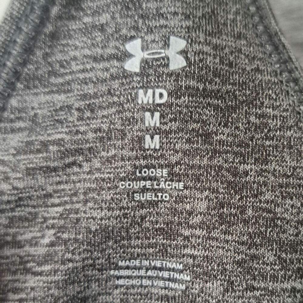 Under Armour Women's Size Medium Gray Workout Athletic Tank - Picture 7 of 7